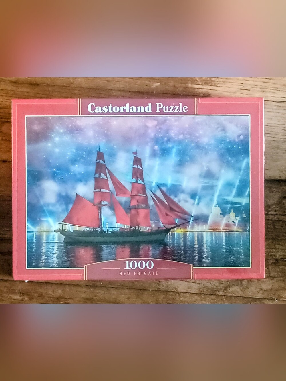 Castorland 1000-Piece Red Frigate Jigsaw Puzzle - Red Sails